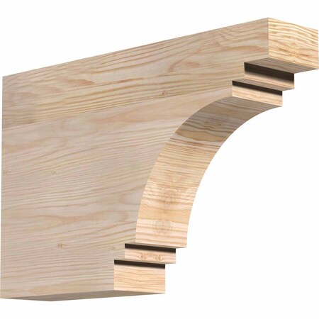 Ekena Millwork Pescadero Smooth Rafter Tail, Douglas Fir, 3 1/2"W x 12"H x 18"L RFT04X12X18PEC00SDF